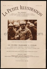 5s330 LA PETITE ILLUSTRATION French magazine November 24, 1928 Les epopees Francaises a l'ecran!