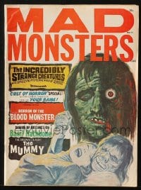 5s359 MAD MONSTERS #10 magazine Winter 1965 The Mummy, Incredibly Strange Creatures, cool cover art!