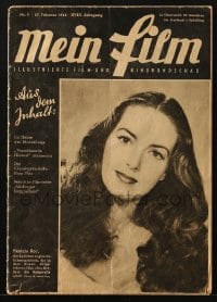 5s367 MEIN FILM Austrian magazine February 27, 1948 great cover portrait of pretty Patricia Roc!