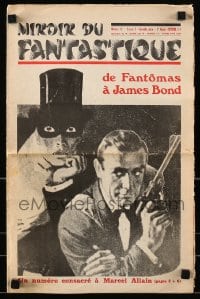 5s369 MIROIR DU FANTASTIQUE French magazine October 1969 Fantomas & Sean Connery as James Bond!
