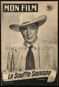 5s394 MON FILM French magazine April 21, 1954 entire issue on Blowing Wild with Gary Cooper!