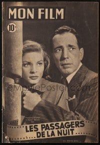5s389 MON FILM French magazine January 5, 1948 entire issue on Dark Passage with Bogart & Bacall!
