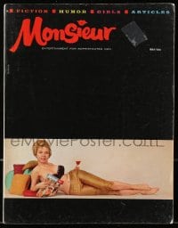 5s398 MONSIEUR magazine May 1960 entertainment for sophisticated men, lots of sexy nude images!