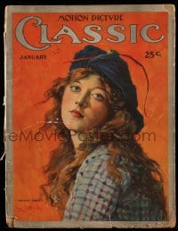 5s413 MOTION PICTURE CLASSIC magazine January 1920 art of Marion Davies by Leo Sielke Jr.!
