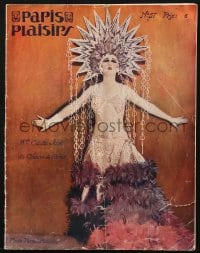 5s451 PARIS PLAISIRS French magazine March 1927 cover art of Mlle Colette Jove of Casino de Paris!
