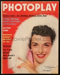 5s482 PHOTOPLAY magazine December 1955 cover portrait of sexy Jane Russell by Frank Powolny!