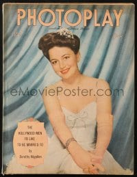 5s471 PHOTOPLAY magazine June 1944 great cover portrait of Olivia De Havilland by Paul Hesse!
