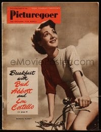 5s500 PICTUREGOER English magazine Aug 19, 1950 Breakfast with Abbott & Costello, Barbara Murray