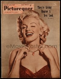 5s501 PICTUREGOER English magazine January 16, 1954 they're giving sexy Marilyn Monroe a new look!