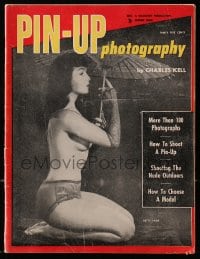 5s505 PIN-UP PHOTOGRAPHY vol 1 no 1 magazine Spring 1956 sexy near-naked Bettie Page on the cover!