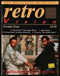 5s522 RETRO VISION vol 1 no 1 magazine 1997 Highlander, Star Trek IV, James Bond, Forbin Project!