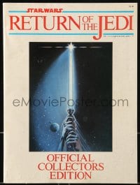 5s523 RETURN OF THE JEDI magazine 1983 official collectors edition, filled with many color images!