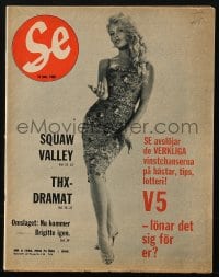 5s544 SE Swedish February 18, 1960 sexy Brigitte Bardot in Come Dance With Me + more!