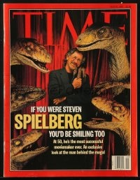 5s598 TIME magazine May 19, 1997 Steven Spielberg with Jurassic Park dinosaurs on the cover!