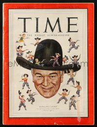 5s595 TIME magazine November 27, 1950 Boris Artzybasheff cover art of Boyd as Hopalong Cassidy!