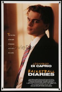 5t082 BASKETBALL DIARIES DS 1sh 1995 Leonardo DiCaprio, based on the life of Jim Carroll!