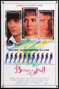 5t098 BENNY & JOON 1sh 1993 Johnny Depp, Mary Stuart Masterson, Quinn, romance on the brink!