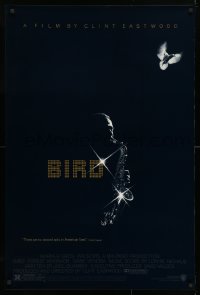 5t113 BIRD 1sh 1988 directed by Clint Eastwood, biography of jazz legend Charlie Parker!