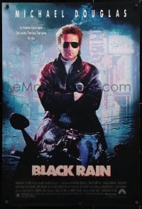 5t120 BLACK RAIN 1sh 1989 Ridley Scott, Michael Douglas is an American cop in Japan!