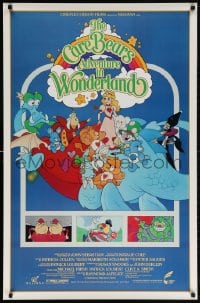 5t170 CARE BEARS ADVENTURE IN WONDERLAND 1sh 1987 cool cartoon fantasy artwork!