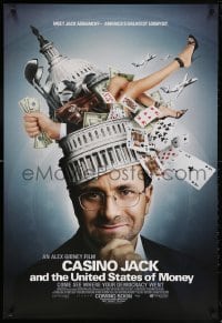 5t174 CASINO JACK & THE UNITED STATES OF MONEY advance DS 1sh 2010 Jack Abramoff documentary!