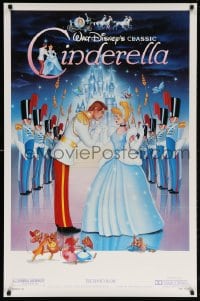 5t188 CINDERELLA prince style 1sh R1987 Walt Disney classic romantic musical fantasy cartoon!