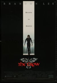 5t216 CROW 1sh 1994 Brandon Lee's final movie, believe in angels, cool image!