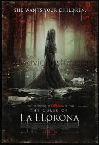 5t222 CURSE OF LA LLORONA advance DS 1sh 2019 Ramirez in the title role, she wants your children!