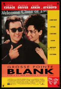 5t380 GROSSE POINTE BLANK DS 1sh 1997 John Cusack, Driver, even a hitman deserves a second shot!