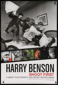 5t393 HARRY BENSON SHOOT FIRST DS 1sh 2016 his iconic photos of the Beatles, Ali, Clintons, more!