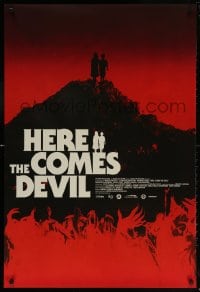 5t402 HERE COMES THE DEVIL DS 1sh 2012 Ahi va el diablo, Francisco Barreiro, Laura Caro, Jay Shaw art