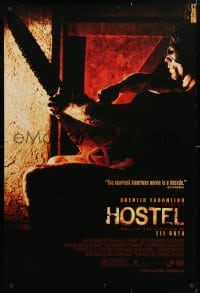 5t412 HOSTEL advance 1sh 2005 Jay Hernandez, creepy image from Eli Roth gore-fest!