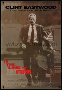 5t436 IN THE LINE OF FIRE int'l 1sh 1993 Wolfgang Petersen, Clint Eastwood as bodyguard!