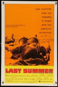 5t510 LAST SUMMER heavy stock 1sh 1969 super sexy Barbara Hershey is too beautiful to forget!