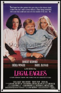 5t515 LEGAL EAGLES 1sh 1986 Robert Redford, Daryl Hannah, Debra Winger, directed by Ivan Reitman!
