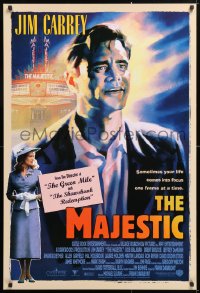 5t556 MAJESTIC int'l 1sh 2001 great art of Jim Carrey, directed by Frank Darabont!