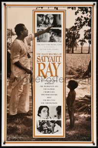 5t566 MASTERWORKS OF SATYAJIT RAY 1sh 1995 film festival of the top Indian director!
