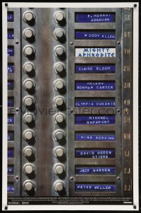 5t579 MIGHTY APHRODITE DS 1sh 1995 directed by Woody Allen, cool apartment call box design!