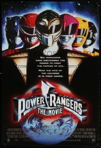 5t581 MIGHTY MORPHIN POWER RANGERS style D int'l DS 1sh 1995 Bandai, heroes vs. alien monsters!