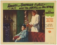 5w216 ABBOTT & COSTELLO MEET DR. JEKYLL & MR. HYDE LC #8 1953 John Dierkes sneaking up on Lou!