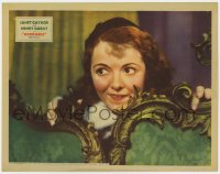 5w218 ADORABLE LC 1933 super c/u of beautiful Princess Janet Gaynor, who pretends to be poor!