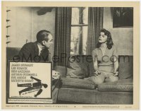 5w239 ANATOMY OF A MURDER LC #5 1959 Otto Preminger, c/u of James Stewart & sexy smoking Lee Remick!