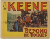 5w271 BEYOND THE ROCKIES LC 1932 two guys explain the situation to cowboy hero Tom Keene!