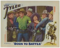 5w293 BORN TO BATTLE LC 1935 the bad guys capture Tom Tyler and hold him at gunpoint!