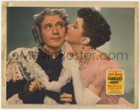 5w321 CHARLEY'S AUNT LC 1941 close up of pretty Kay Francis with Jack Benny in drag as old lady!