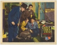 5w322 CHARLIE CHAN AT THE CIRCUS LC 1936 Warner Oland, Keye Luke & tiny George Brasno w/dead body!