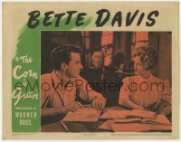 5w344 CORN IS GREEN LC 1945 Bette Davis stares at young smiling John Dall doing homework!