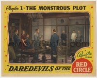 5w358 DAREDEVILS OF THE RED CIRCLE chapter 1 LC 1939 Bruce Bennett, full-color, The Monstrous Plot!