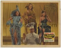 5w374 DIAMOND HORSESHOE LC 1945 great portrait of chef with three sexy showgirls on stage!