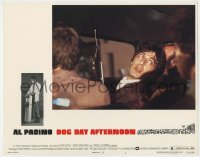 5w390 DOG DAY AFTERNOON LC #1 1975 close up of Al Pacino in car with gun, Sidney Lumet classic!